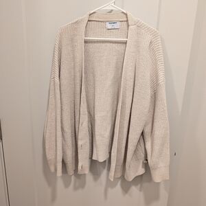 Old Navy Women's Cream Cardigan
